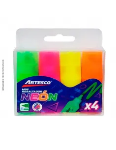RESALTADOR ARTESCO MINI GRIP NEON X4 NUEVO