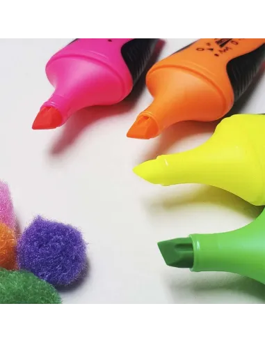 RESALTADOR ARTESCO MINI GRIP NEON X4