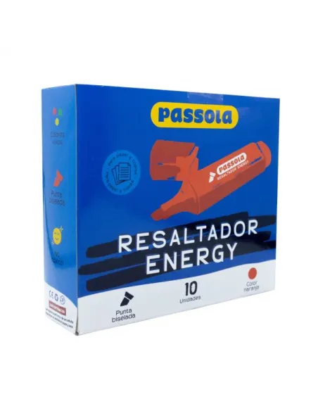 RESALTADOR PASSOLA ENERGY NARANJA HL-301O
