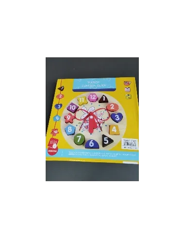 ROMPECABEZAS DIDACTICO RELOJ D/MADERA ST647