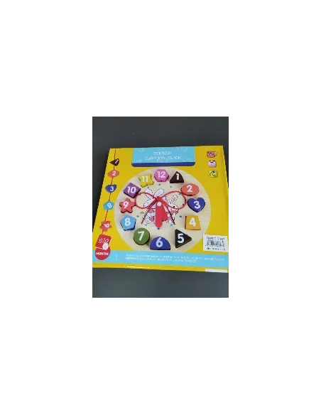 ROMPECABEZAS DIDACTICO RELOJ D/MADERA ST647