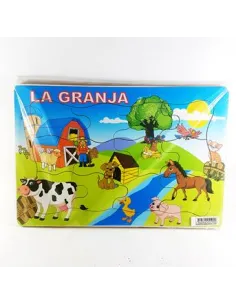 ROMPECABEZA MADERA V/MODEL 12 PZ. CON/SIN CLIP