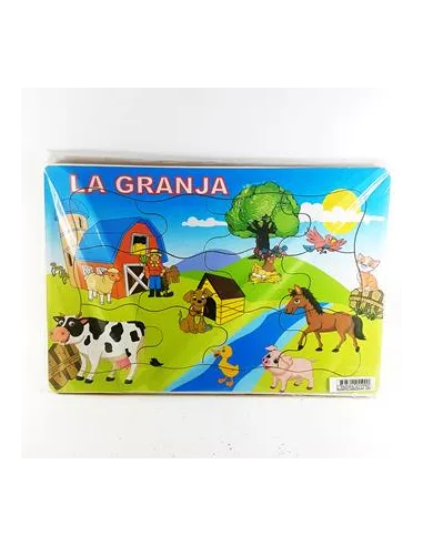 ROMPECABEZA MADERA V/MODEL 12 PZ. CON/SIN CLIP