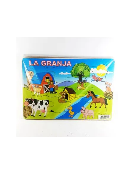 ROMPECABEZA MADERA V/MODEL 12 PZ. CON/SIN CLIP