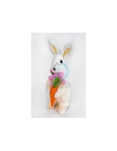 ADORNO CONEJO DE PASCUA BLANCO 27CM REF. 23CY0044