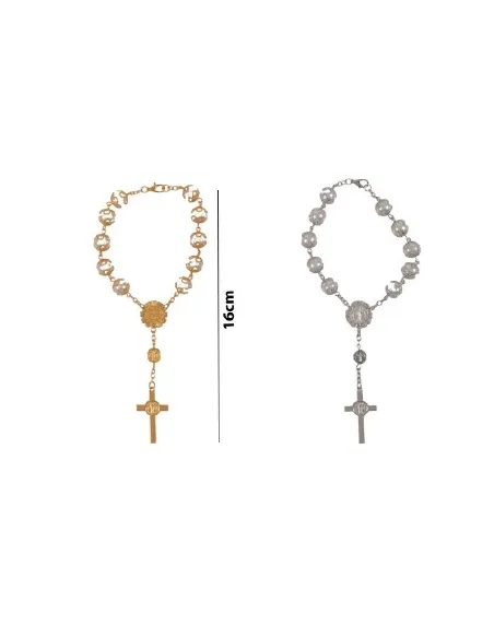 ROSARIO DENARIO PLATEADO/DORADO REF. 23071812 335311