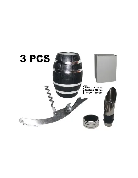 SACACORCHO M/BARRIL X3 PZ.REF6765-2 270146