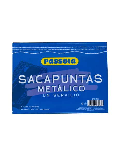 SACAPUNTA PASSOLA METALICO UNIDAD