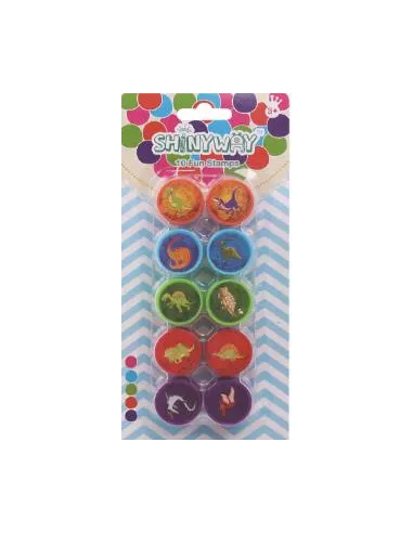 SELLO DINOSAURIO BLISTER X10 UND RA