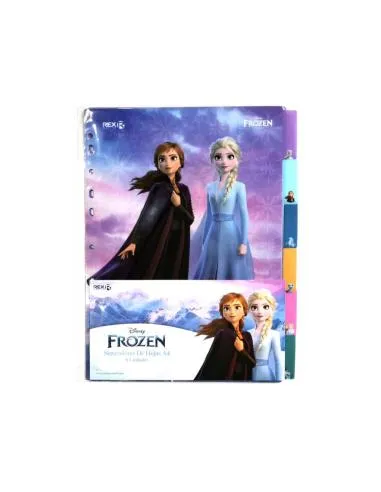 SEPARADOR DE HOJAS REX A4 FROZEN 6UND