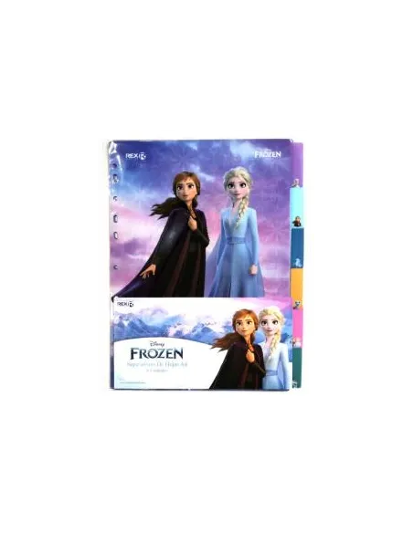 SEPARADOR DE HOJAS REX A4 FROZEN 6UND