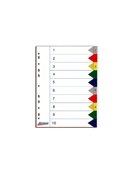 SEPARADOR ARTESCO INDEX 10DIV T/A-4