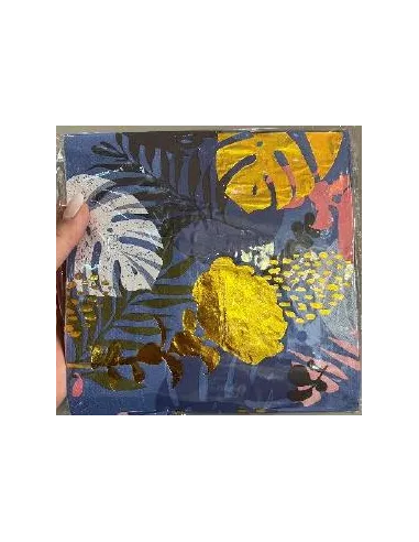 SERVILLETA SWH AZUL ESTAMPADA X10UND 58J2T-12A