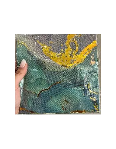 SERVILLETA SWH ESTAMPADA VERDE X10UND 58J2T-15A