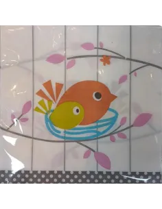 SERVILLETA SWH HELLO BABY GIRL 10UND 58J2T-36A