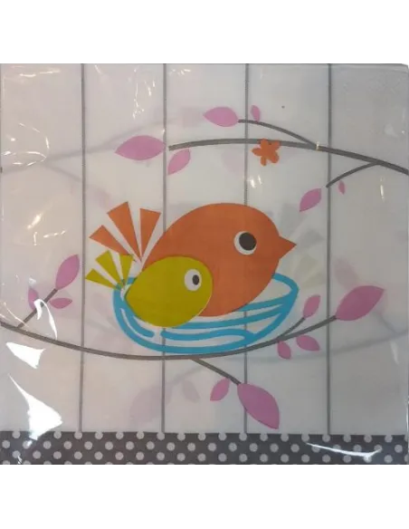 SERVILLETA SWH HELLO BABY GIRL 10UND 58J2T-36A