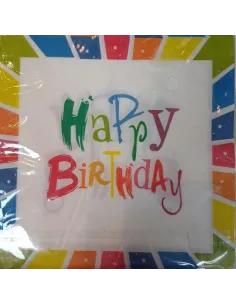 SERVILLETA SWH HAPPY BIRTHDAY 10UND 58J2T-42A