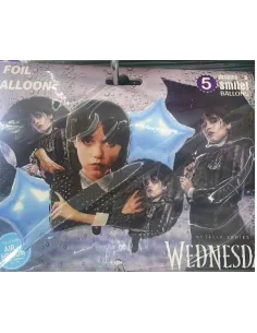 SET DE GLOBOS ALUM. MERLINA X5 PZAS