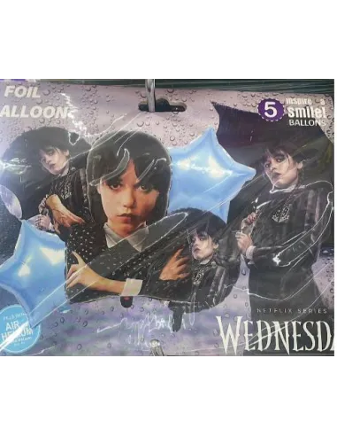 SET DE GLOBOS ALUM. MERLINA X5 PZAS