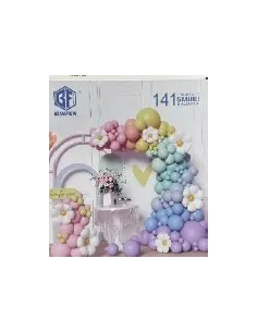 SET DE GLOBO SWH TONOS PASTELES 141PZS 73J3A-15