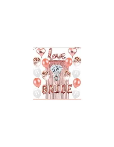 SET DE GLOBOS SWH BRIDE ORO ROSA 73J3A-22