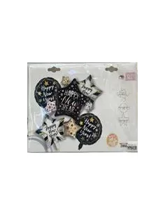 SET DE GLOBOS SWH HAPPY NEW YEAR 8PZS 65J5A-53