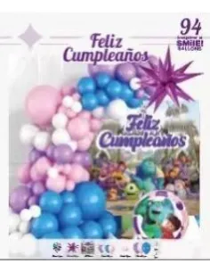 SET DE GLOBOS SWH MONSTERS INC. 94 PZS 73J3A-54