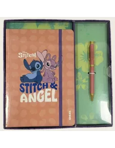 SET LIBRETA IDEAL P/D LILO Y STITCH 80HJS LINEAS  BOLIGRAFO