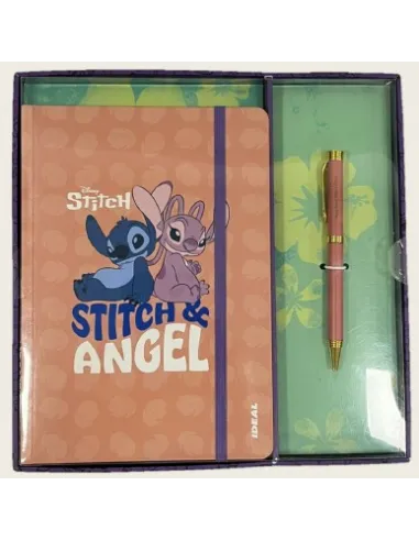 SET LIBRETA IDEAL P/D LILO Y STITCH 80HJS LINEAS  BOLIGRAFO