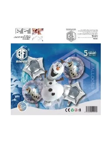 SET DE GLOBOS SWH FROZEN 5PZS 73J3A-41