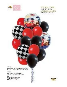 SET DE GLOBOS SWH CARS 15PZS 65J5A-31