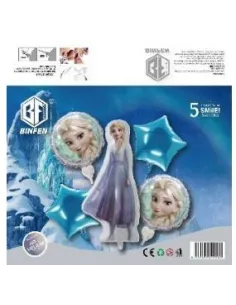 SET DE GLOBOS SWH FROZEN 5 PZS 73J3A-39