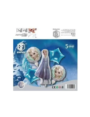 SET DE GLOBOS SWH FROZEN 5 PZS 73J3A-39
