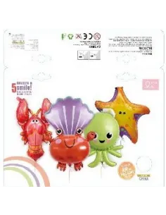 SET DE GLOBOS SWH ANIMALES 5PZS 65J5A-24