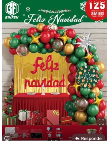 SET DE GLOBOS RA NAV. 125 PZS