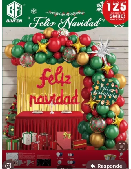 SET DE GLOBOS RA NAV. 125 PZS