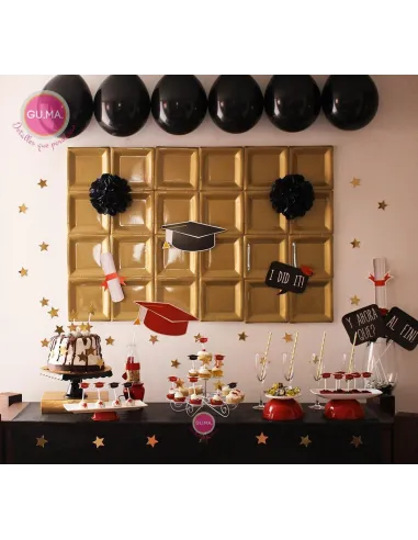 SET DE GLOBOS RA GRADUACION V/MODELOS