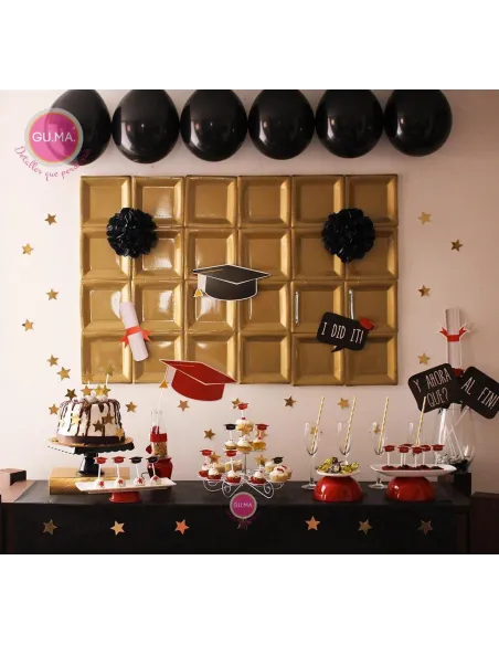 SET DE GLOBOS RA GRADUACION V/MODELOS