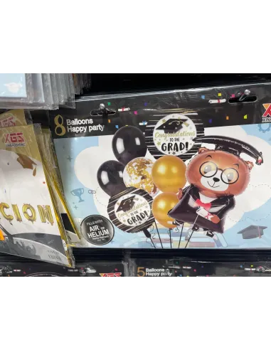 SET RA GLOBO GRADUACION V/MODELOS X5