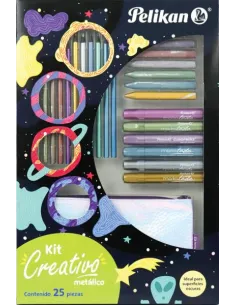 SET PELIKAN CREATIVO METALICO
