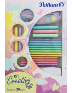 SET PELIKAN CREATIVO PASTEL