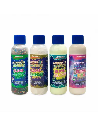 SET ARTESCO FUNKY MIX ACTIVADOR SLIME 65ML X4UND