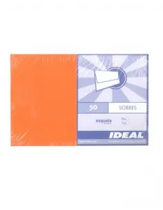 SOBRE IDEAL ESQUELA NARANJA 80GR X 50