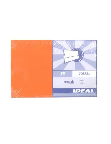 SOBRE IDEAL ESQUELA NARANJA 80GR X 50