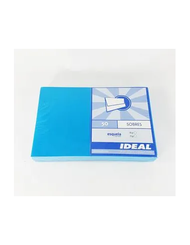 SOBRE IDEAL ESQUELA CELESTE 80GR X 50