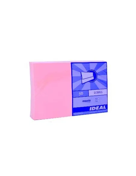 SOBRE IDEAL ESQUELA ROSADO 80GR X 50