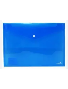 SOBRE REX PLASTICO A3 AZUL C/ BROCHE