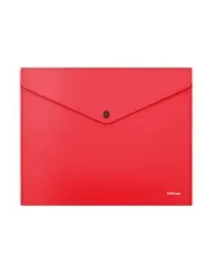 SOBRE REX PLASTICO A3  ROJO C/BROCHE