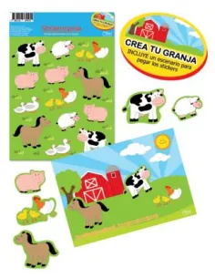 STICKER OIMI CREA TU GRANJA