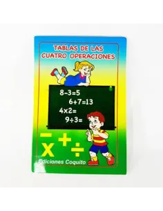 TABLA COQUITO 4 OPERACIONES